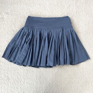 Aerie Blue Pleated Tennis Skirt